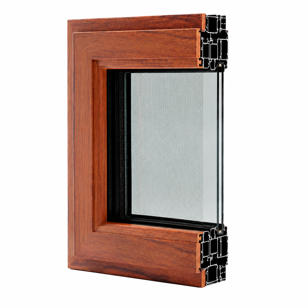 Hệ cửa nhôm gỗHomin tec